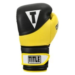 TITLE Boxing Gel Suspense V2T Training Gloves -Top Boxing Store GSTGEV2T BK YE 03