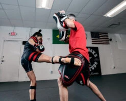 TITLE MMA Gel Thai Style Thigh Pads 2.0 -Top Boxing Store GTSTP2BKRD 1