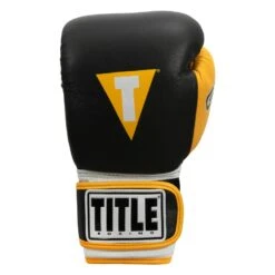 TITLE Boxing Gel World V2T Bag Gloves -Top Boxing Store GTWBGV2T BK YE 03