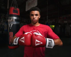 TITLE Boxing Gel World Elastic Training Gloves -Top Boxing Store GTWGERDWH 1