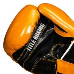 TITLE Boxing Instinct Fitness Bag Gloves -Top Boxing Store IFBG OR BK 05