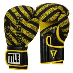 TITLE Boxing Infused Foam Danger Bag Gloves -Top Boxing Store IFSDBG BK YE 2