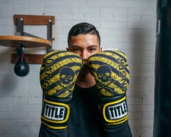 TITLE Boxing Infused Foam Danger Bag Gloves -Top Boxing Store IFSDBGYE 2