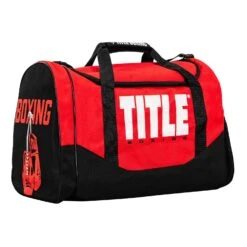 TITLE Boxing Individual Sport Bag -Top Boxing Store ISB4 RD BK 2