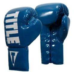 TITLE Boxing Inferno Intensity Lace Training Gloves -Top Boxing Store ITGLI BL WH 002