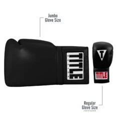 TITLE Boxing Jumbo Boxing Gloves 2.0 -Top Boxing Store JBG2 BK 04