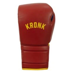 KRONK Boxing Gym Lace-Up Training Gloves 12 KRONK Boxing Gym Lace-Up Training Gloves -Top Boxing Store KNKSG RD GD 3