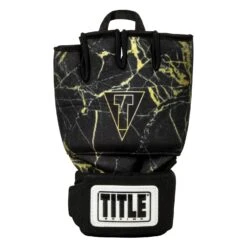 TITLE Boxing Defender Sublimated Glove Wraps -Top Boxing Store KSGW BK GD 3