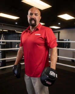 TITLE Boxing Poly Checker Polo -Top Boxing Store KTA28RD