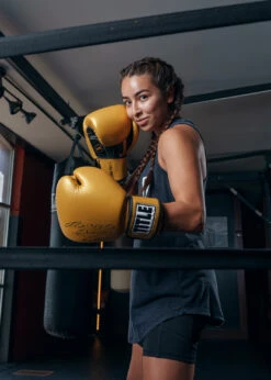 TITLE Boxing Roberto Duran Leather Training Gloves -Top Boxing Store RDTGGD 3