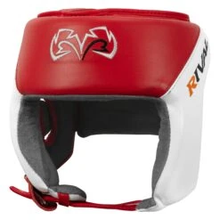 Rival Boxing Amateur Competition Headgear 20 Rival Boxing Amateur Competition Headgear -Top Boxing Store RHGC2 RD WH 1