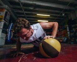 TITLE Boxing Retro Leather Medicine Balls -Top Boxing Store ROSMBBR 2