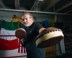 TITLE Boxing Retro Old School Punch Mitts -Top Boxing Store ROSPMBR 4