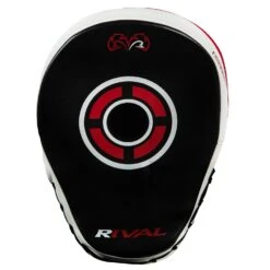 Rival Boxing Curved Punch Mitts -Top Boxing Store RPM7 BK RD 2