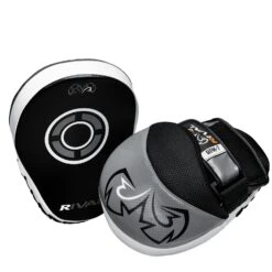Rival Boxing Curved Punch Mitts -Top Boxing Store RPM7 BK SV 3
