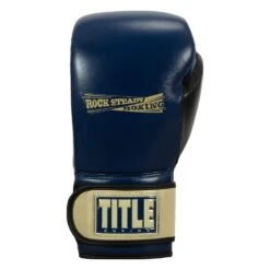 TITLE Boxing Rock Steady Leather Training Gloves -Top Boxing Store RSBVLTTG BL TN 3