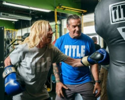 TITLE Boxing Rock Steady Leather Training Gloves -Top Boxing Store RSBVLTTGBL 7