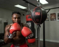 TITLE Boxing Retro Style Leather Double End Bag -Top Boxing Store RSLDEB 7