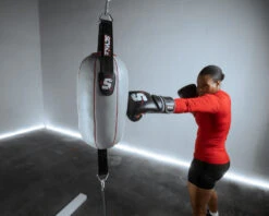 SCYntz Leather Double End Heavy Bag -Top Boxing Store SCYDEBHBGRBK 1