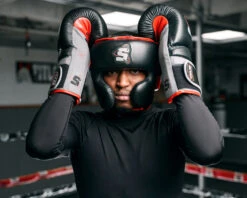 SCYntz Leather Headgear -Top Boxing Store SCYHGBK 2