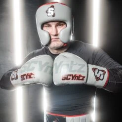 SCYntz Leather Headgear -Top Boxing Store SCYHGGRRD 1