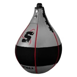 SCYntz Leather Speed Bag -Top Boxing Store SCYSB GR BK 2