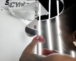 SCYntz Leather Speed Bag -Top Boxing Store SCYSBGRBK 1