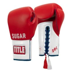 TITLE Boxing Sugar Ray Leonard Signature Leather Sparring Gloves -Top Boxing Store SRLSLSG 2