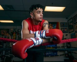 TITLE Boxing Sugar Ray Leonard Signature Leather Sparring Gloves -Top Boxing Store SRLSLSG 4 4