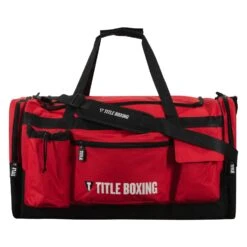 TITLE Boxing Deluxe Gear Bag -Top Boxing Store TBAG45 RD BK 1
