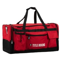 TITLE Boxing Deluxe Gear Bag -Top Boxing Store TBAG45 RD BK 2