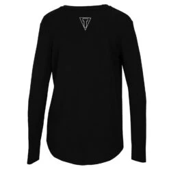 TITLE Boxing DYI Knot So Fast Long Sleeve Top -Top Boxing Store TBCDYI4 BK 2