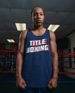 TITLE Boxing Vintage Block Logo Tank 15 TITLE Boxing Vintage Block Logo Tank -Top Boxing Store TBCT140NV 1