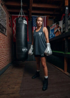 TITLE Boxing Z Supply Pocket Racer Tank -Top Boxing Store TBCWZS1BK 1