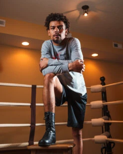 TITLE Boxing High-Top Leather Boxing Shoes 14 TITLE Boxing High-Top Leather Boxing Shoes -Top Boxing Store TBS42BK 2