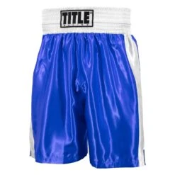TITLE Boxing Edge Boxing Trunks -Top Boxing Store TBTC2 BL WH 1 697d6118 a0a0 4aa2 9f87 c1693a2b8179