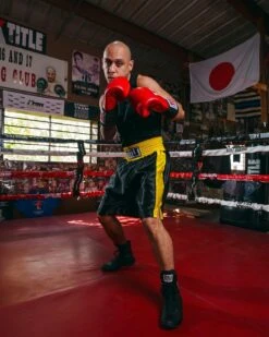 TITLE Boxing Edge Boxing Trunks 2.0 -Top Boxing Store TBTC2BKGD 1