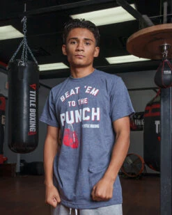 TITLE Boxing Beat Em To The Punch Tee -Top Boxing Store TBTS204 2