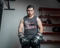 TITLE Boxing Jab Cross Muscle Tee -Top Boxing Store TBTS212DGR 2