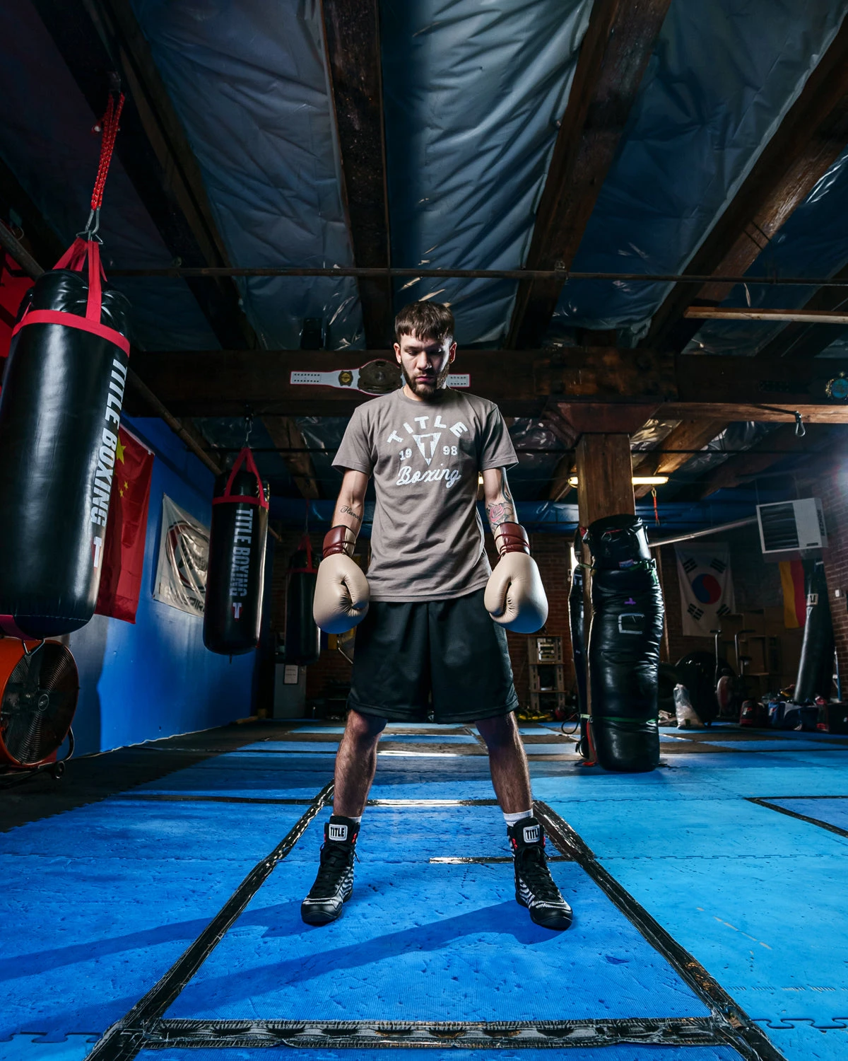 TITLE Boxing Distressed Label Tee 3 TITLE Boxing Distressed Label Tee - Image 3