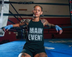 TITLE Boxing Women’s Main Event Tank -Top Boxing Store TBWTS199BK 1