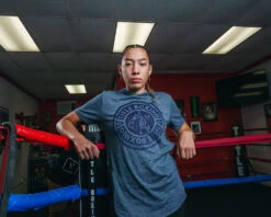 TITLE Boxing Women's Vintage Short Sleeve Hooded Tee -Top Boxing Store TBWTS213BL 1 d66878ad b6f6 408c b355 58033c79cfaf