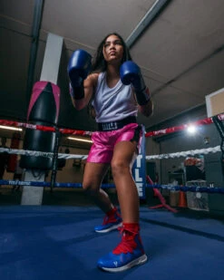 TITLE Boxing Professional Women’s Satin Striped Boxing Trunks -Top Boxing Store TPBTW2PK 2