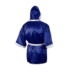 TITLE Boxing Fingertip Robe -Top Boxing Store TSRF BL WH 3