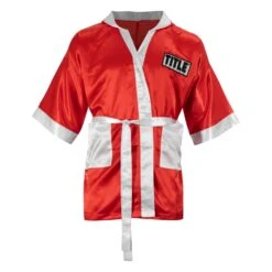 TITLE Boxing Pro Fingertip Robe 2.0 -Top Boxing Store TSRF2 RD WH 1