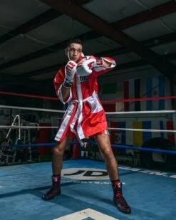 TITLE Boxing Fingertip Robe -Top Boxing Store TSRF2RDWH 2