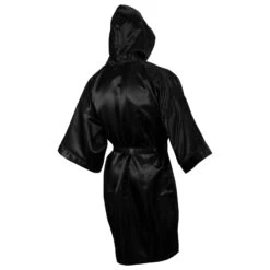 TITLE Boxing Full Length Robe -Top Boxing Store TSRFL BK 3