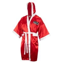 TITLE Boxing Full Length Robe -Top Boxing Store TSRFL RD WH 2