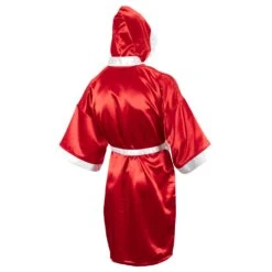 TITLE Boxing Full Length Robe -Top Boxing Store TSRFL RD WH 3