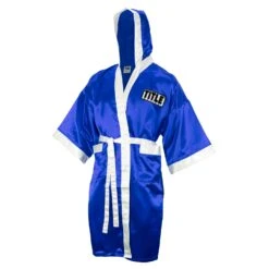 TITLE Boxing Full Length Robe -Top Boxing Store TSRFL RY WH 2